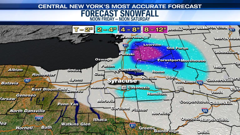 New: Winter storm warnings up for parts of CNY