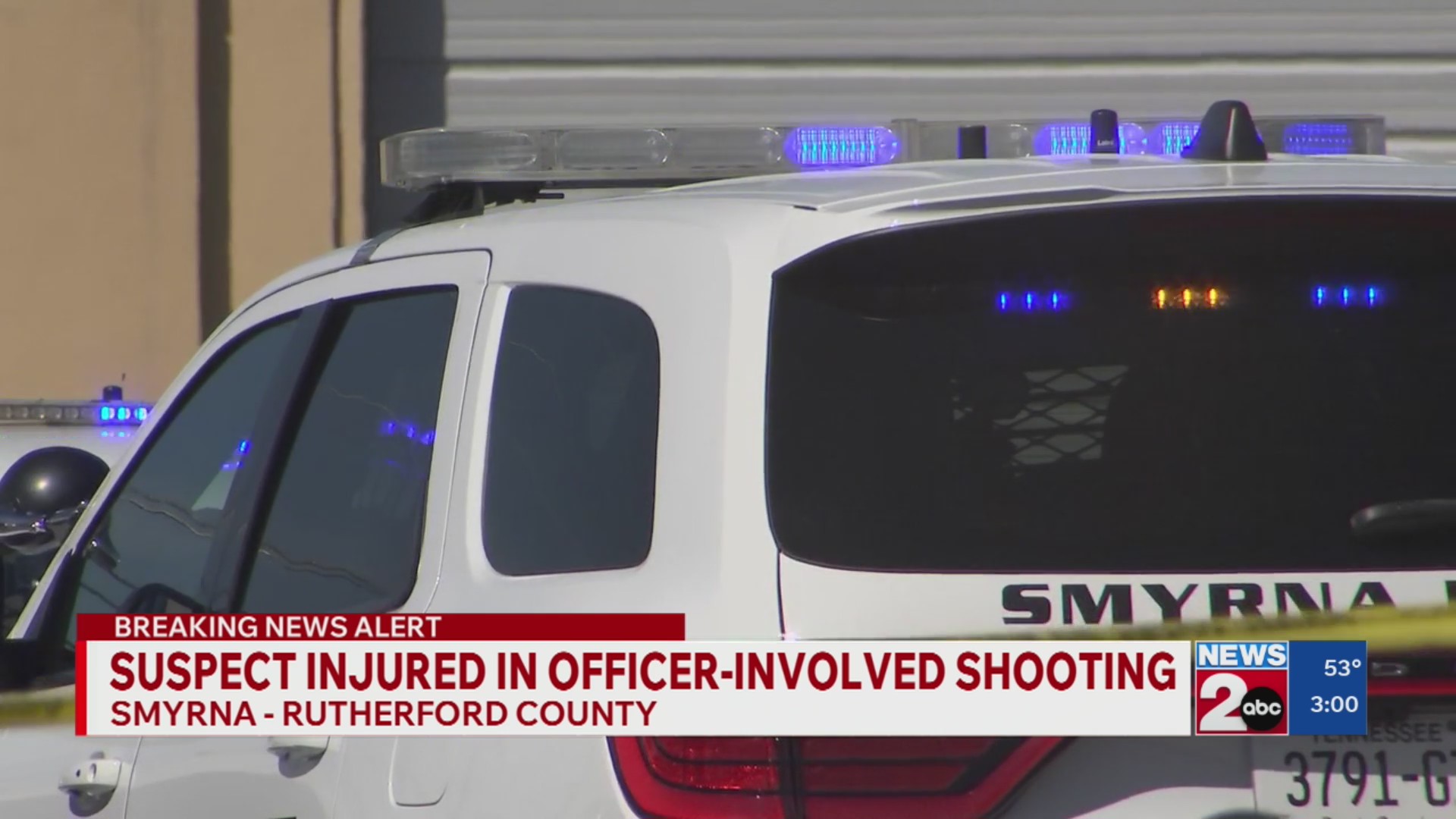 Suspect injured in officer-involved shooting in Smyrna