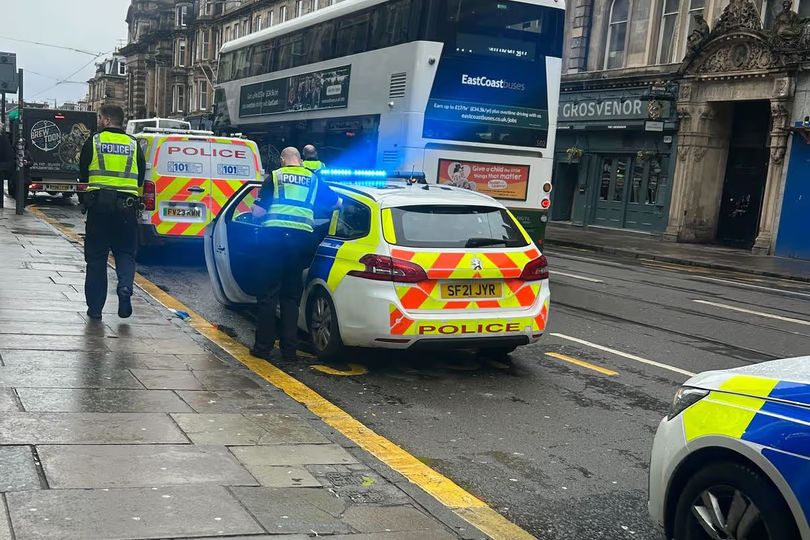 Teen with 'weapon' arrested after disturbance on Edinburgh street