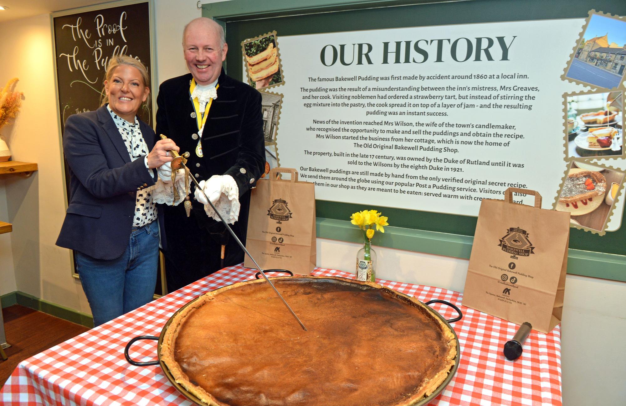 World's biggest Bakewell pudding celebrates the official launch of ...