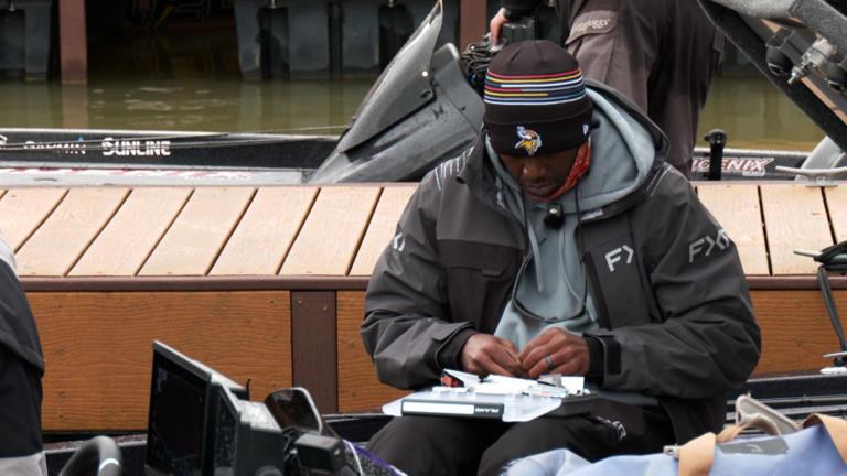 Celebrities participate in Pro-Am competition on Douglas Lake during ...
