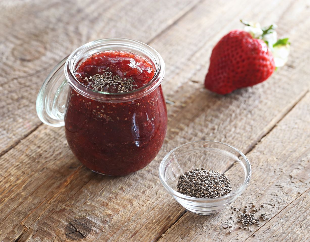 An image of chia seed jam