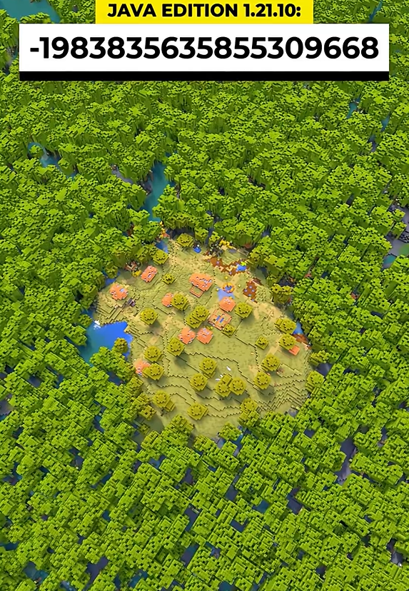 Minecraft seed | Abandoned village surrounded by mangrove swamp
