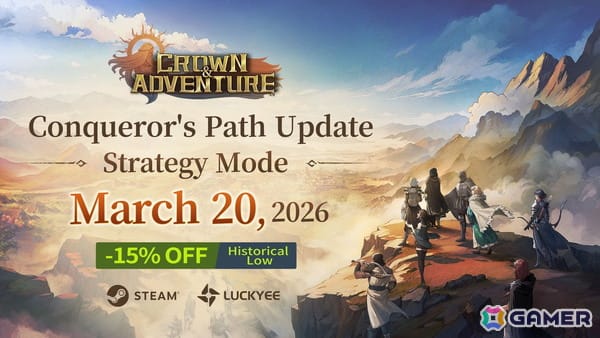 東洋ファンタジー戦略ゲーム「Crown and Adventure」にて新モード「Conqueror's Path」が3月20日に実装!