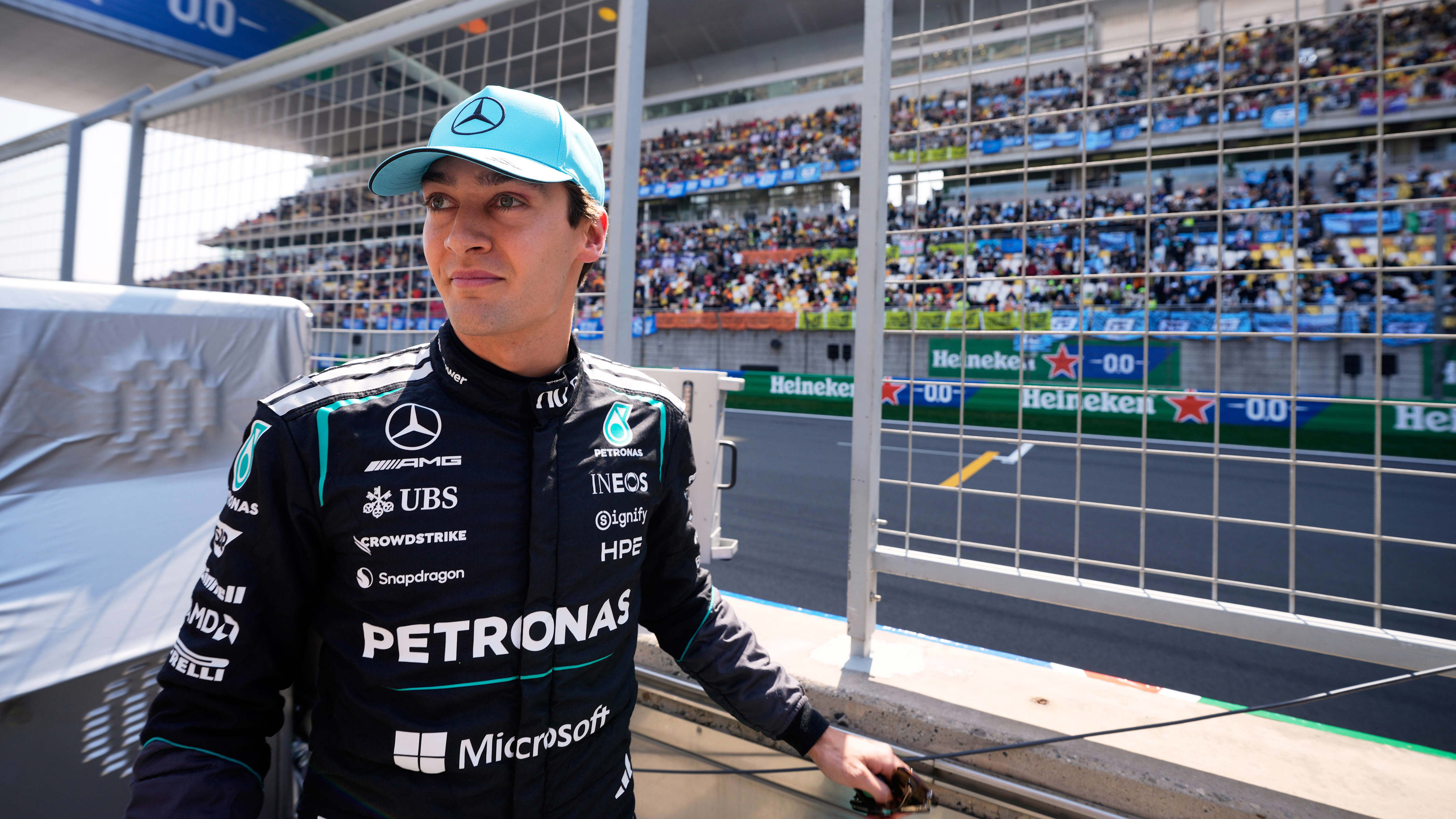 George Russell continues fine start to season by going fastest in China ...