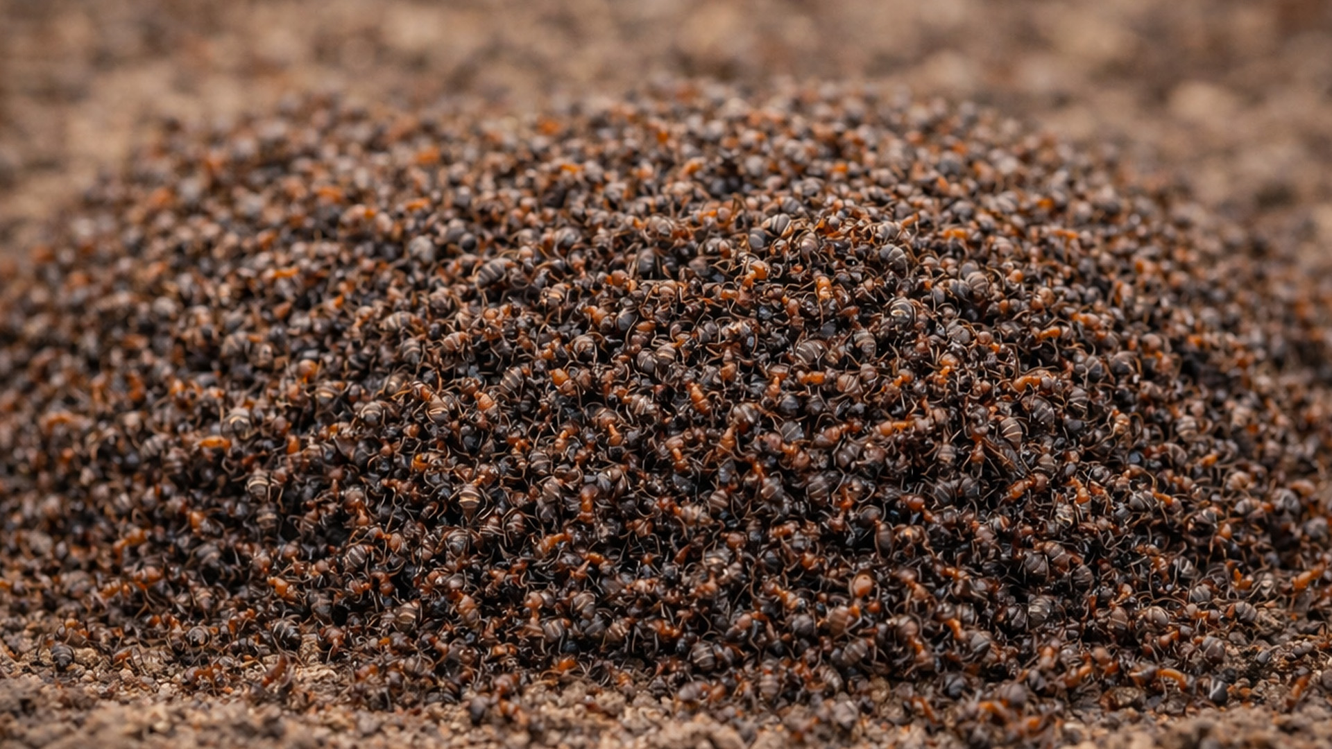 Hidden camera captures what happens when ants discover a fallen bird