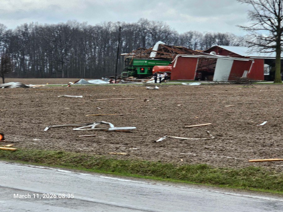 Tornadoes confirmed in Wells, Jay counties following Wednesday morning ...