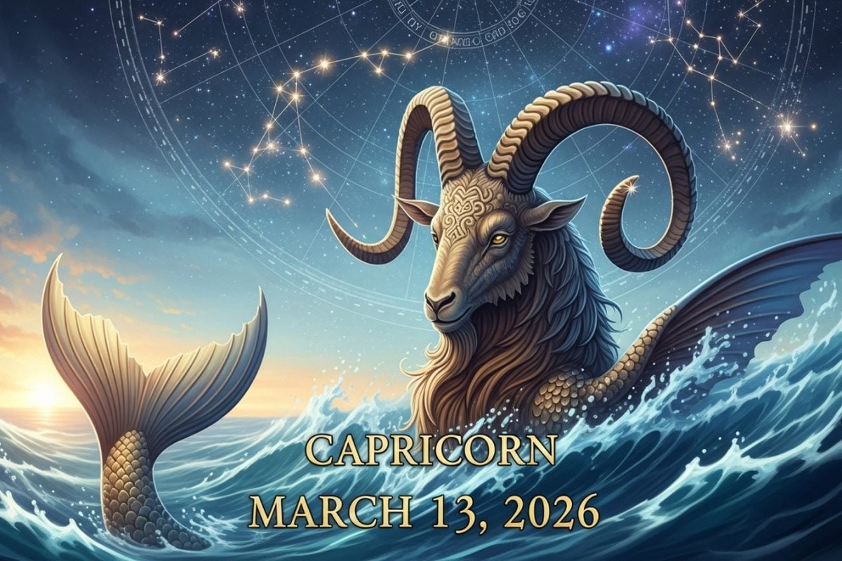 Capricorn horoscope today, March 13, 2026