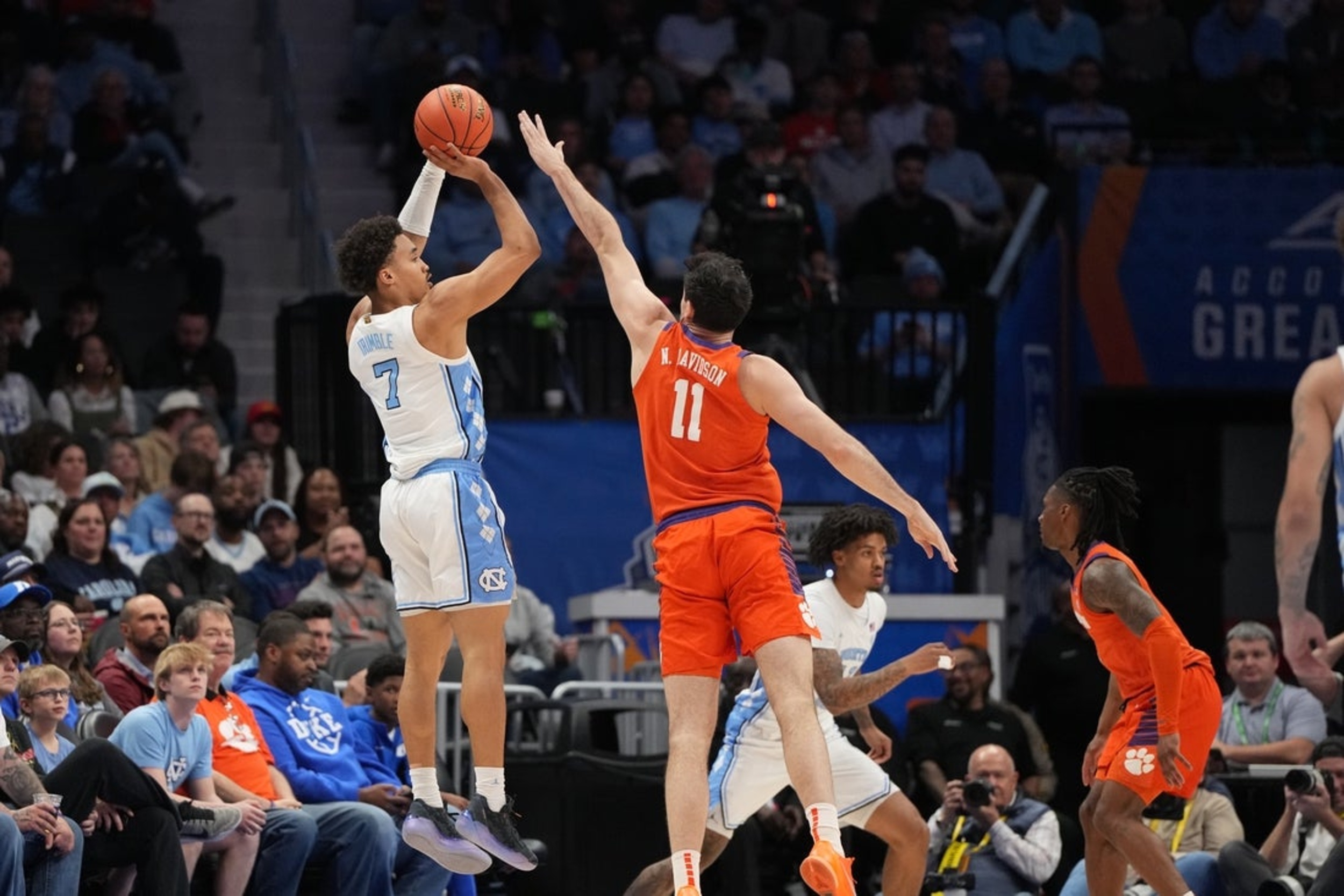 Clemson edges No. 19 UNC, faces No. 1 Duke in semifinals