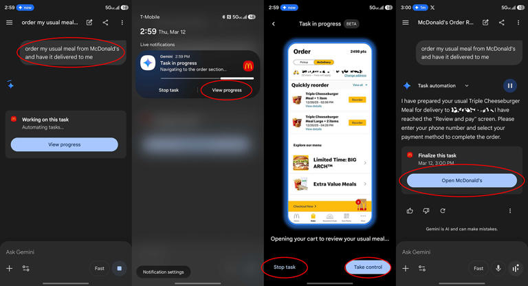 Gemini on the Pixel 10 can now handle tasks without you touching your apps