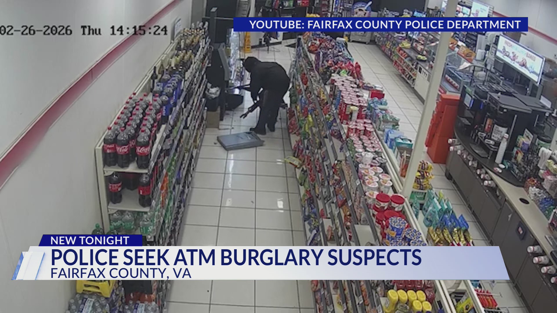 Suspects sought in string of Fairfax County ATM thefts