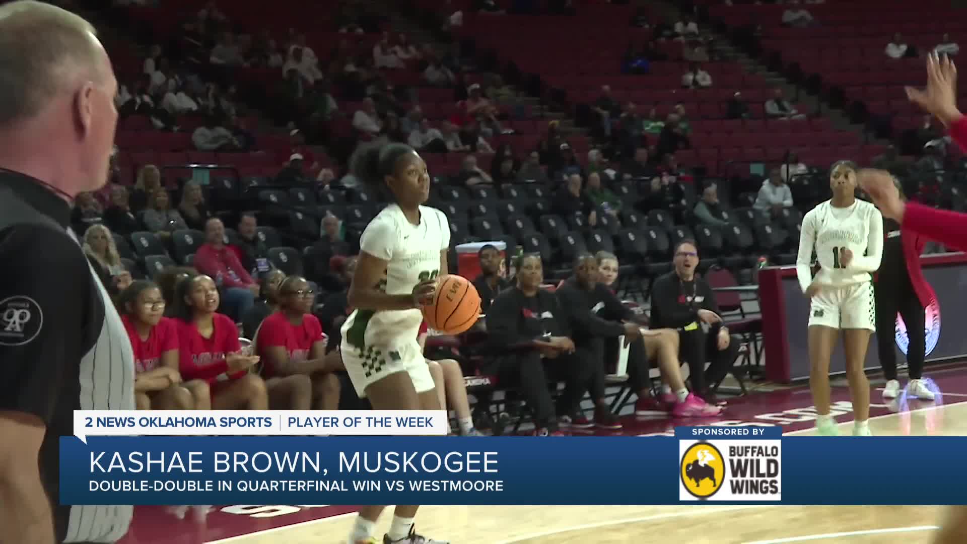 Player of the week – Kashae Brown – Muskogee