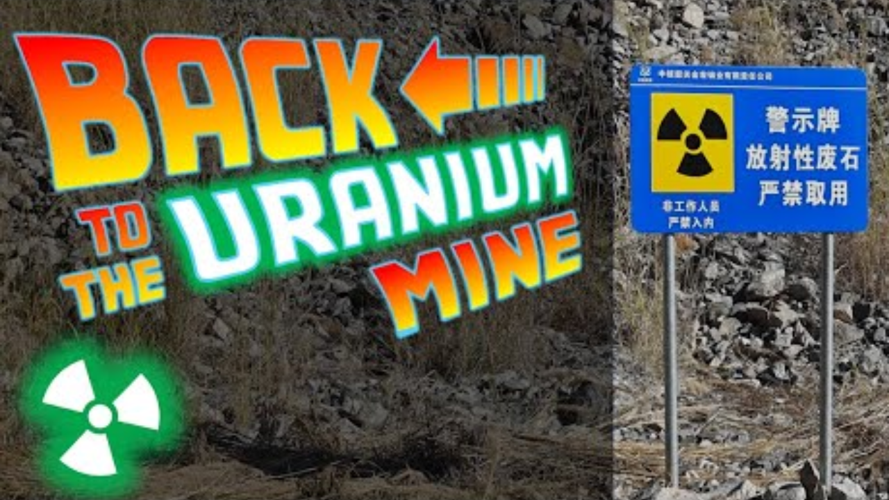 Where people actually find radioactive rocks