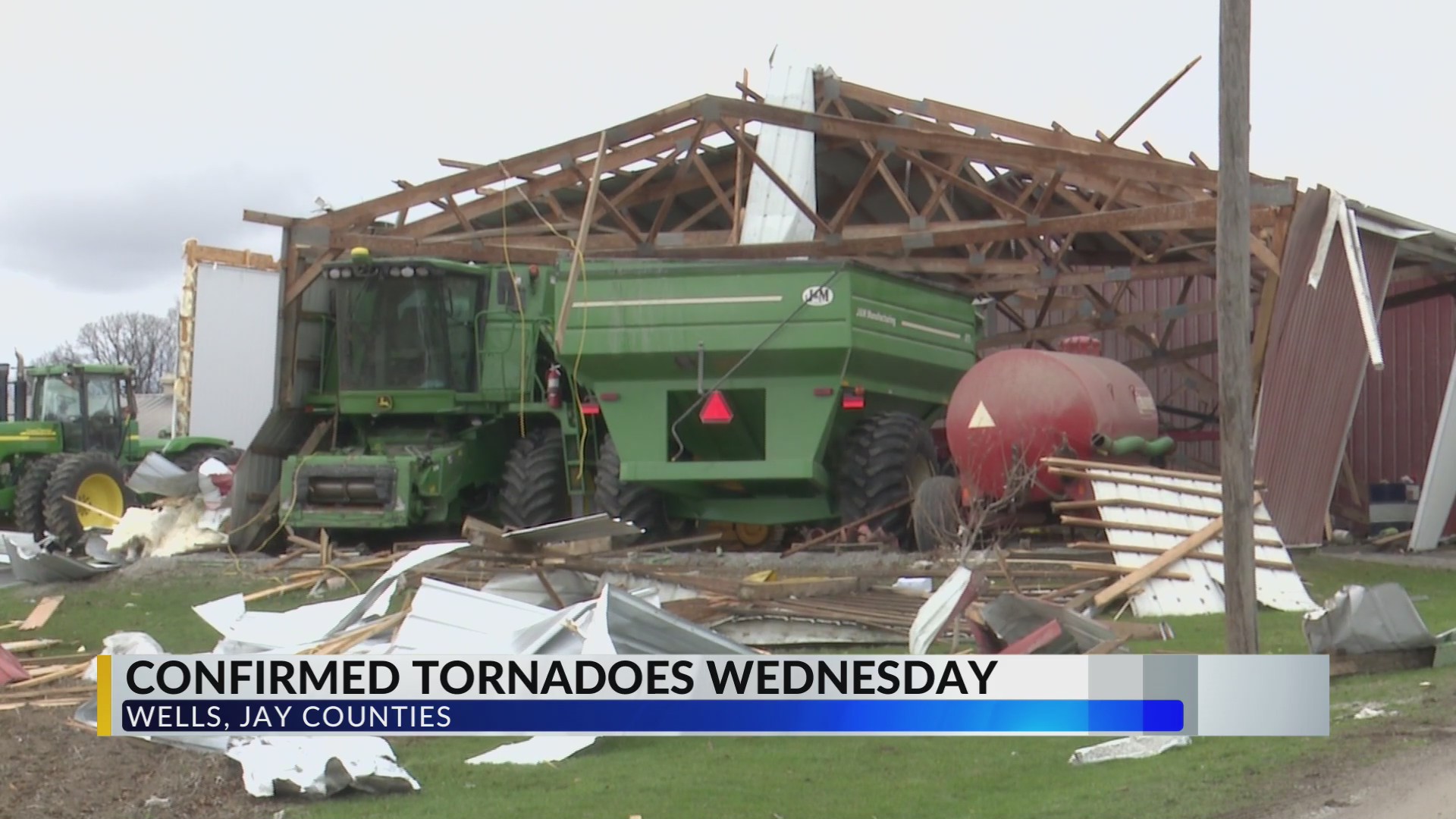 Tornadoes confirmed from Wednesday morning's storms