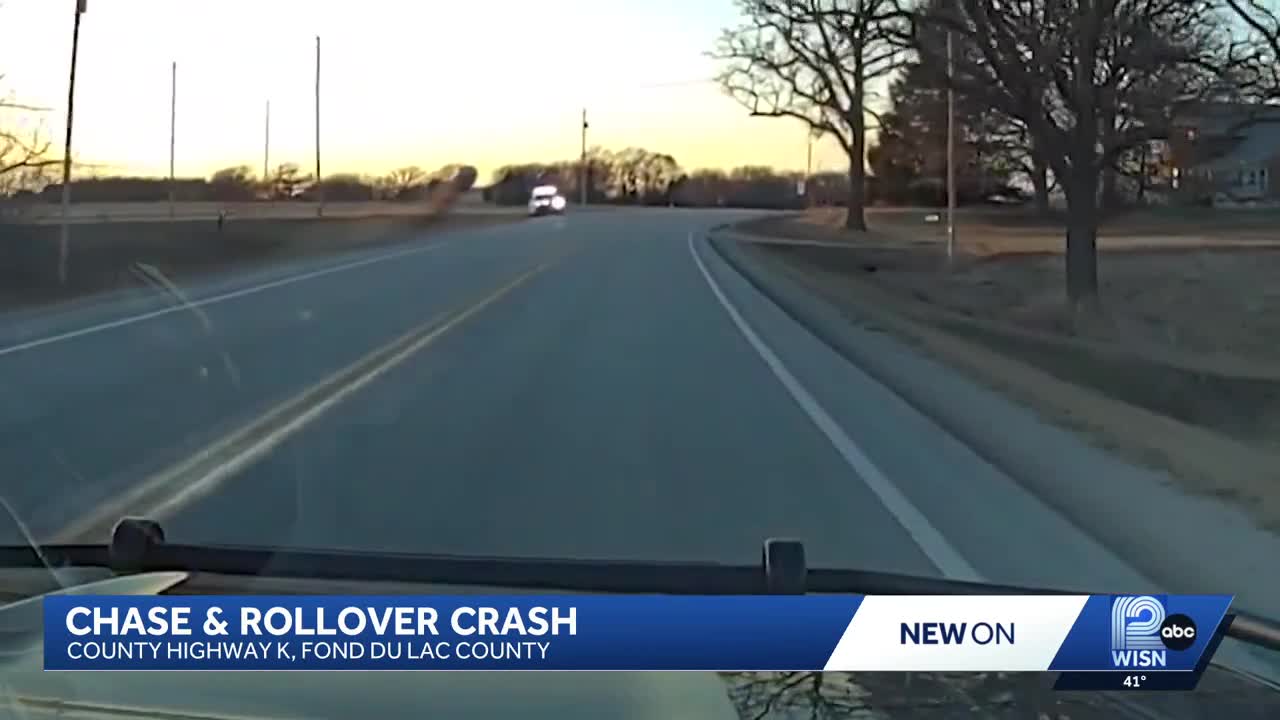 Fond du Lac Co. sheriff releases dashcam video of chase ending in ...