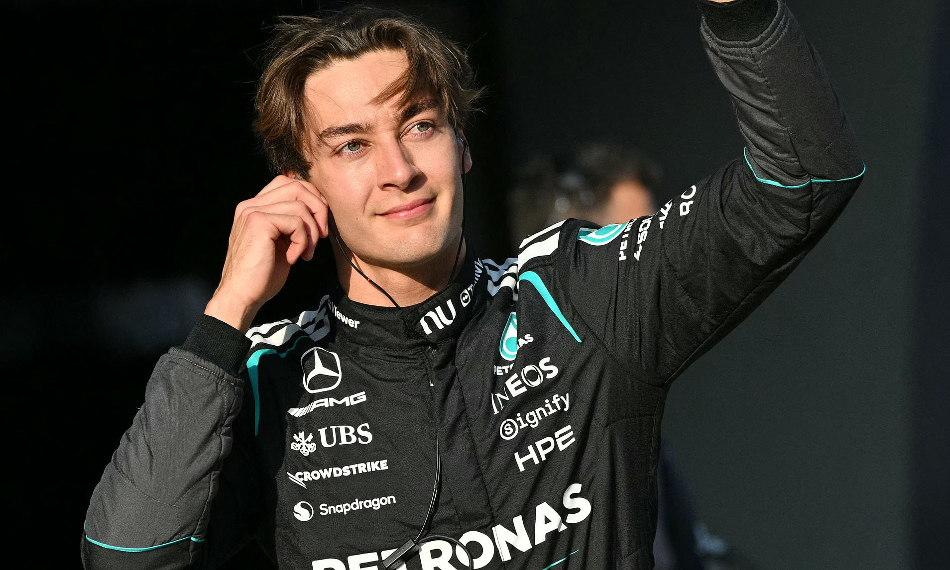 George Russell makes flying start to take sprint pole in Shanghai ahead ...