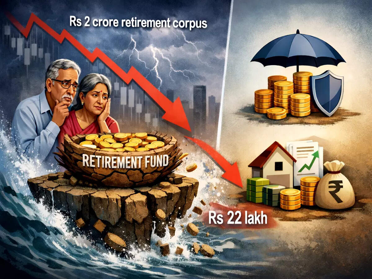 Market fall threatening Rs 22 lakh loss on Rs 2 crore retirement corpus ...