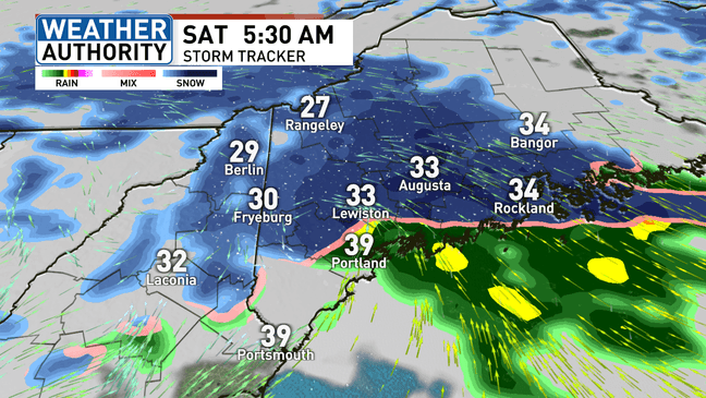 Snow arrives in Maine on Friday before rain, wind, and potential ...