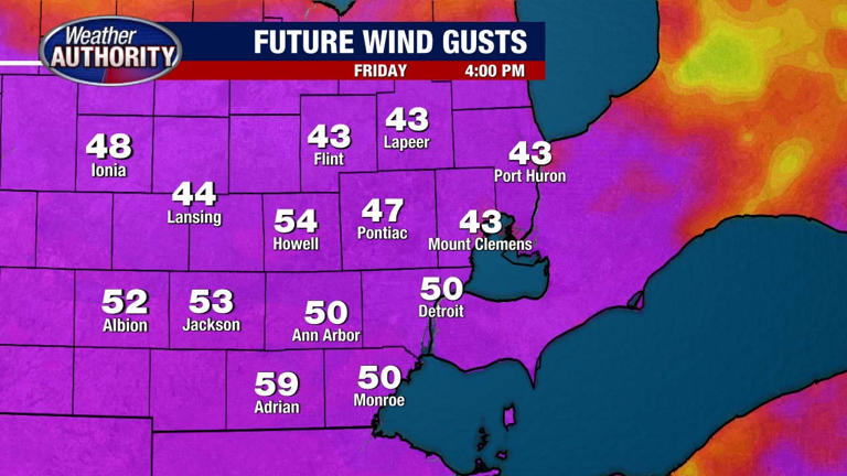 Metro Detroit power outages: How to check the DTE map as high winds ...