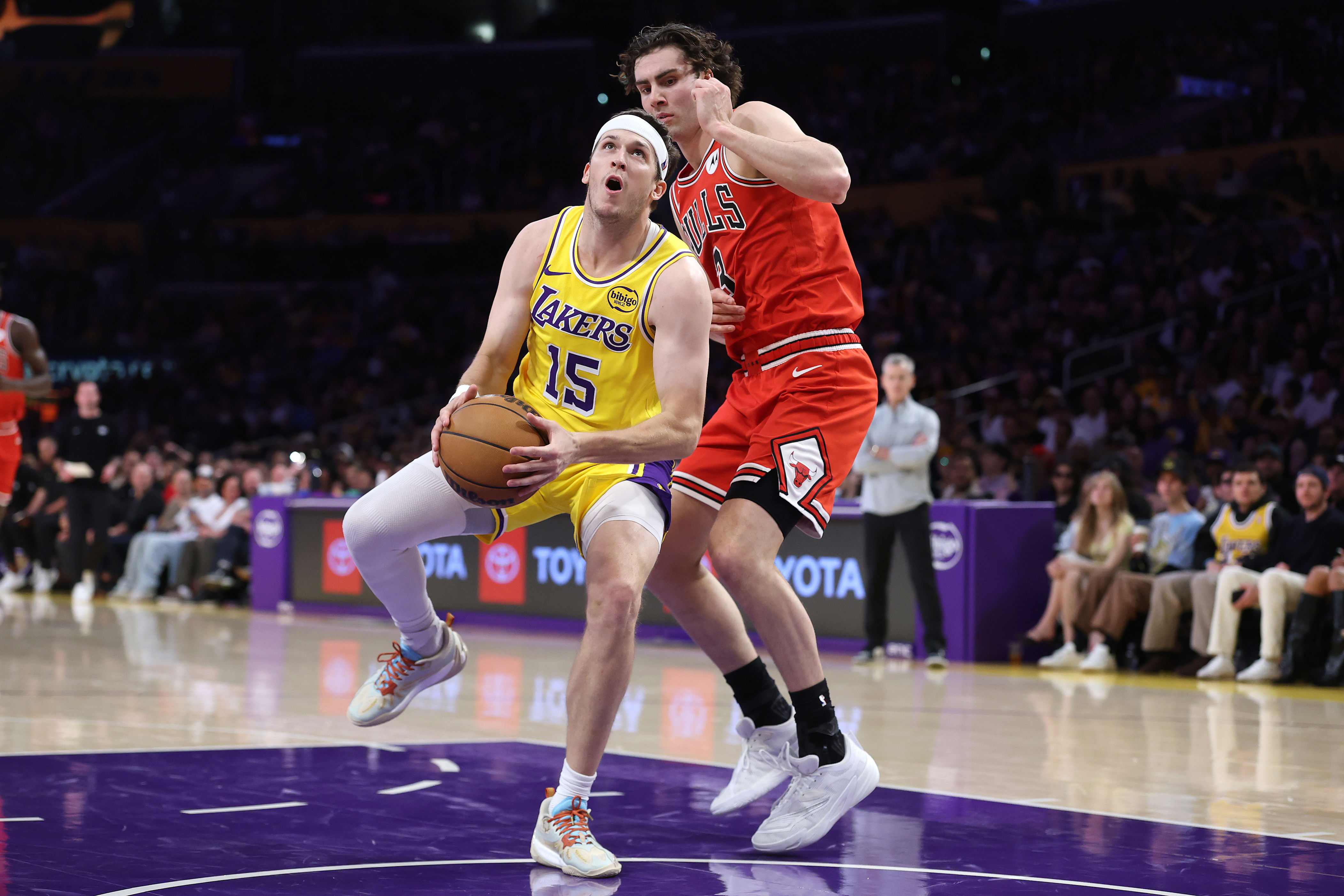 NBA star Austin Reaves made history in Bulls-Lakers game