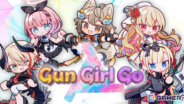 VEEの所属タレントたちが駆け抜けるカジュアルRun＆Gunゲーム「Gun Girl Go」Steamページがオープン!