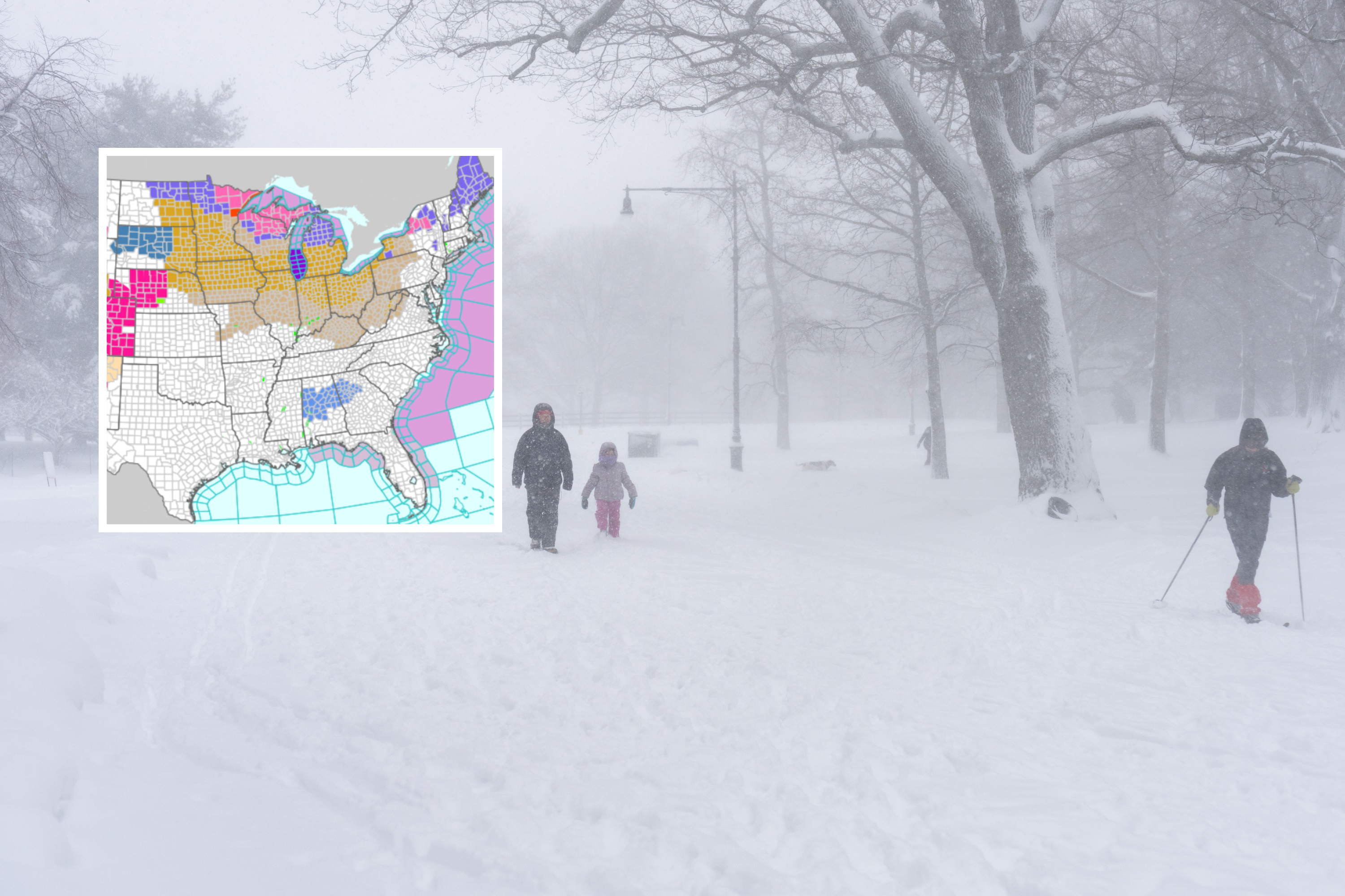 Heavy snow warning as 5 feet to strike: 