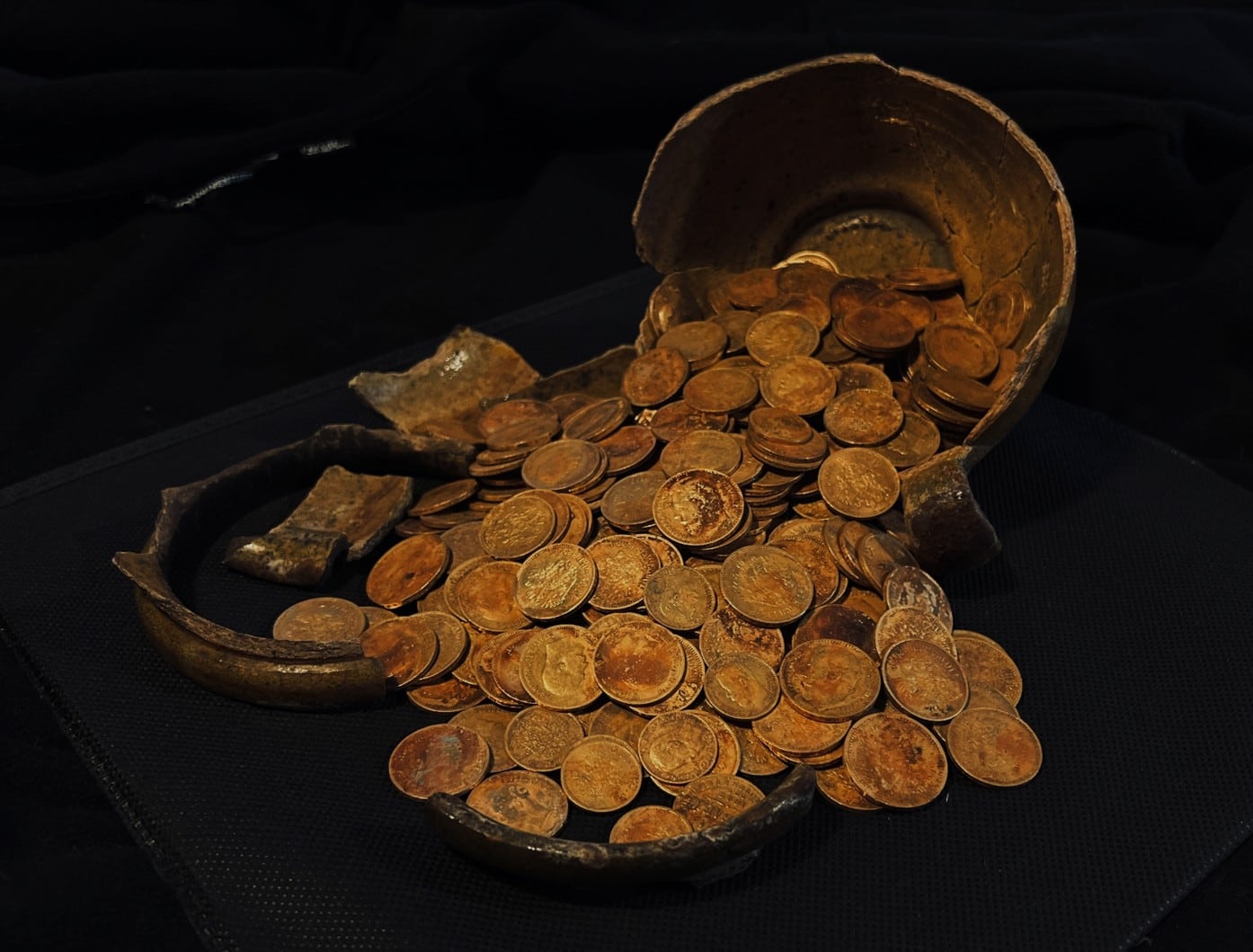 Gold coins hidden during Russian Revolution unearthed in old house