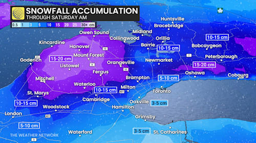 Travel alert: Heavy snow covering Ontario roads, punchy winds arriving
