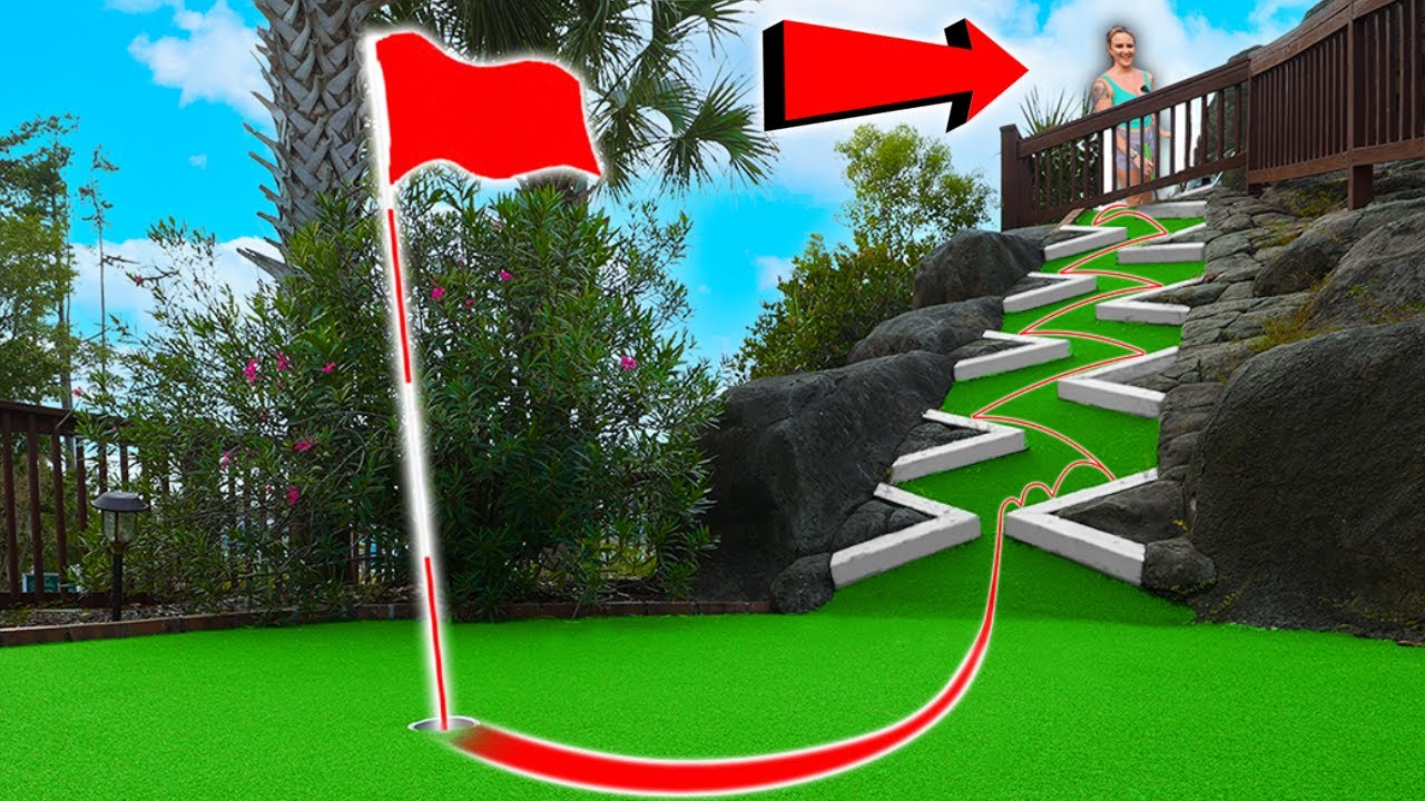 We attempt a super hard mini golf course with my parents!