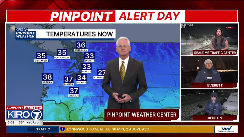 Pinpoint team coverage: Snow falls across parts of the lowlands
