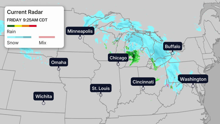Back-to-back winter storms brought snow, ice to northern US to kick off ...