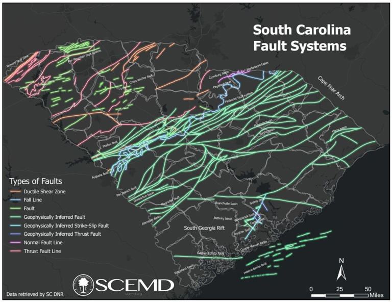 Underwater earthquake shakes along historic fault line off Charleston’s ...