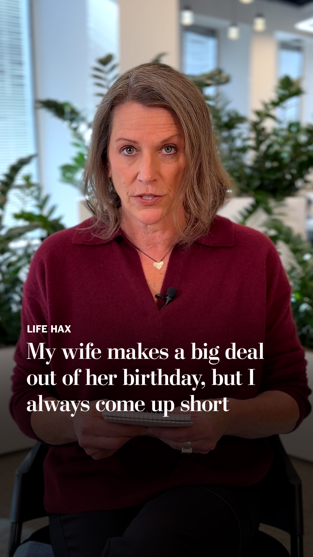 My wife loves her birthday, but I always come up short