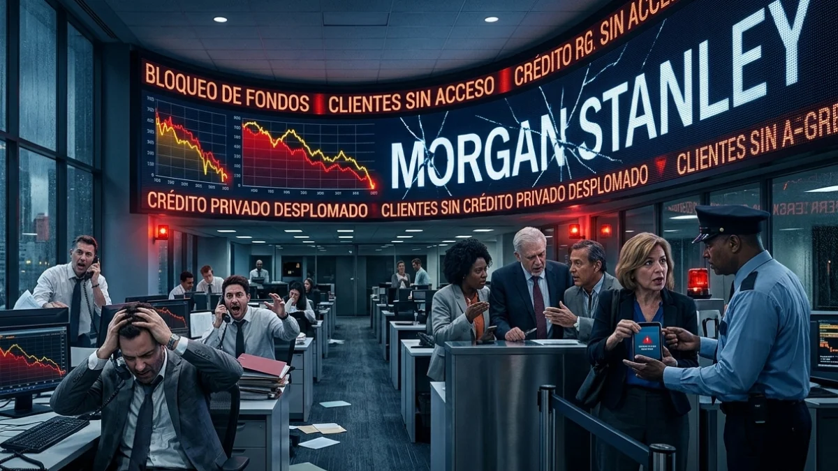 Caos financiero: Morgan Stanley bloquea los fondos de sus clientes y el ...