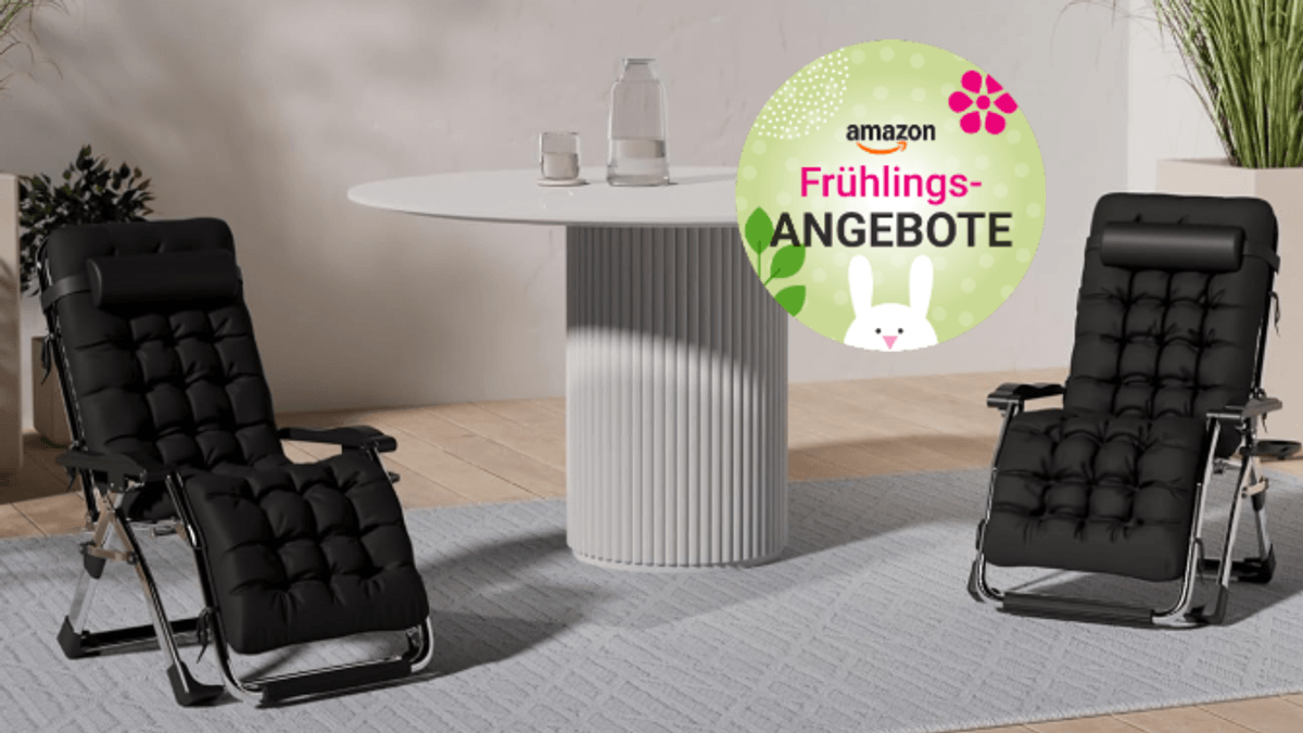 Amazon reduziert klappbare Sonnenliege jetzt deutlich