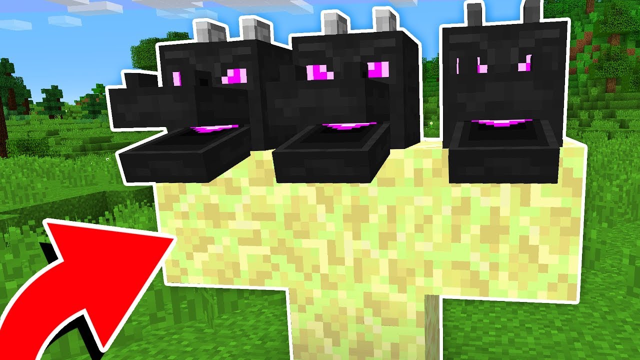 Minecraft but there's a dragon boss fight update