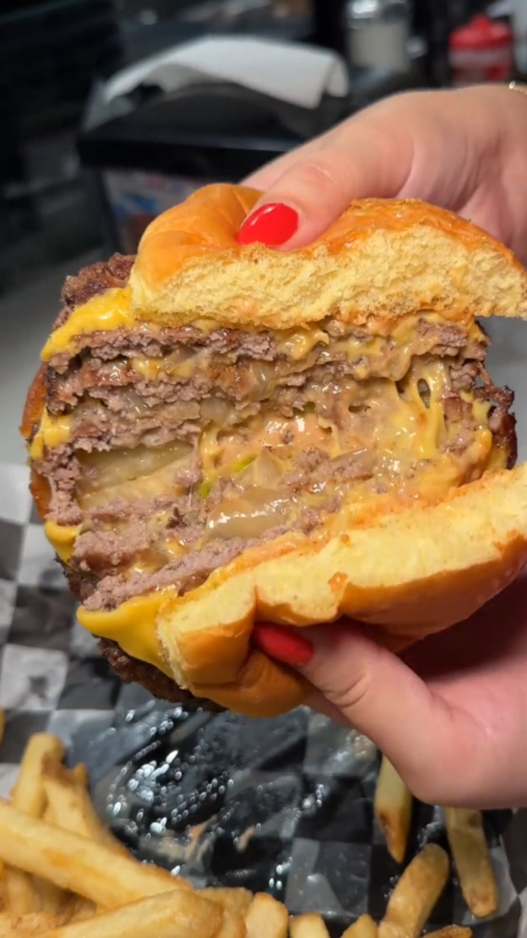 Triple smash burgers and crazy milkshakes