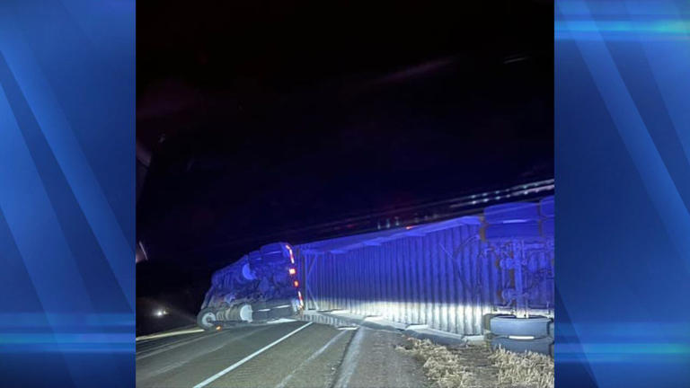 SDHP responds to multiple tipped semis Thursday night