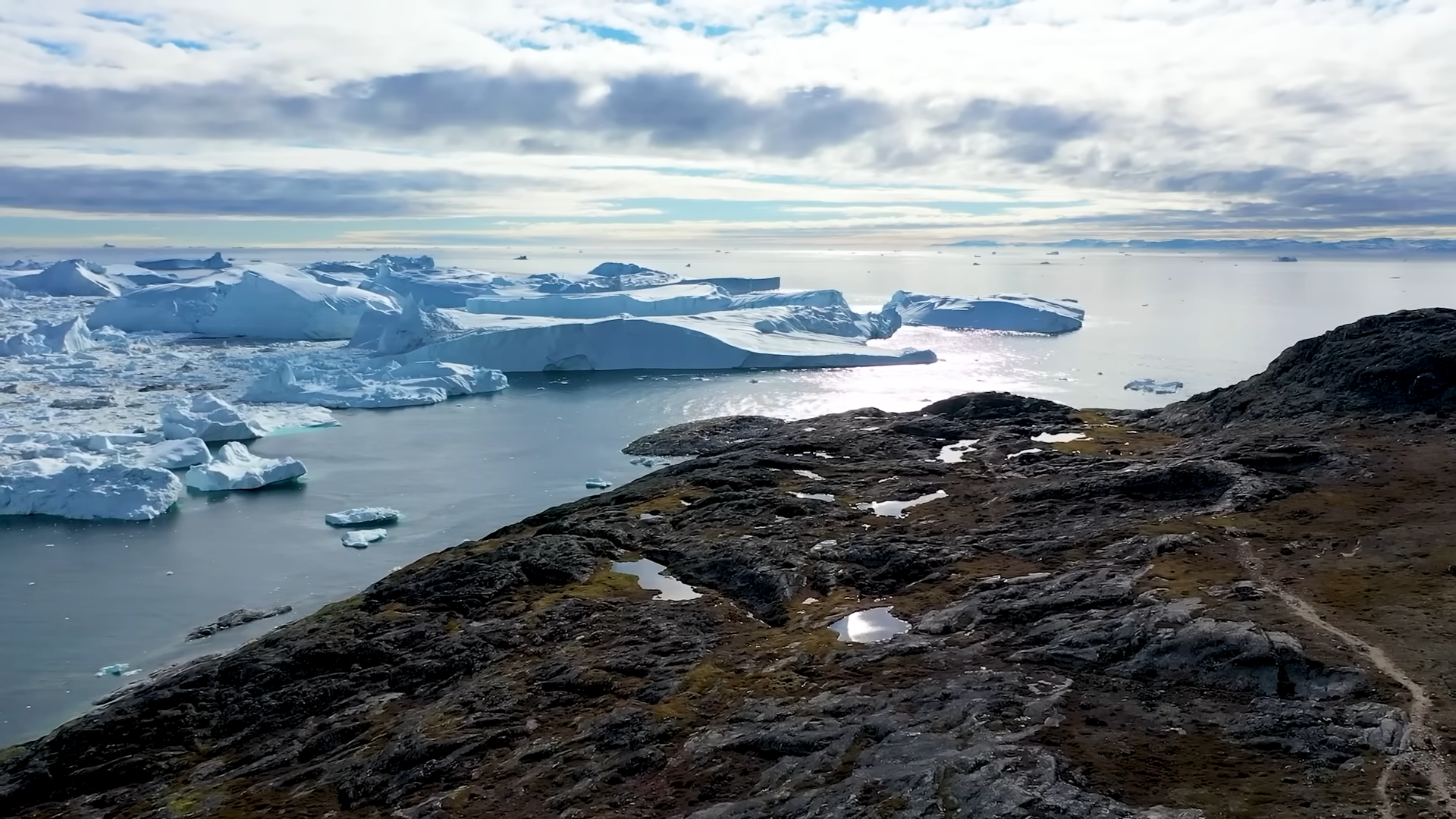 Greenland looks like empty ice - but underneath is everything