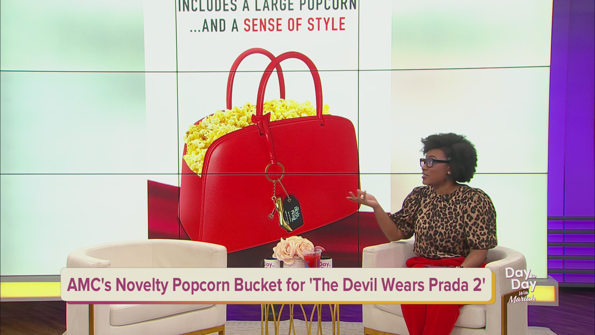 AMC's novelty popcorn bucket for 'The Devil Wears Prada 2' | March 13 ...