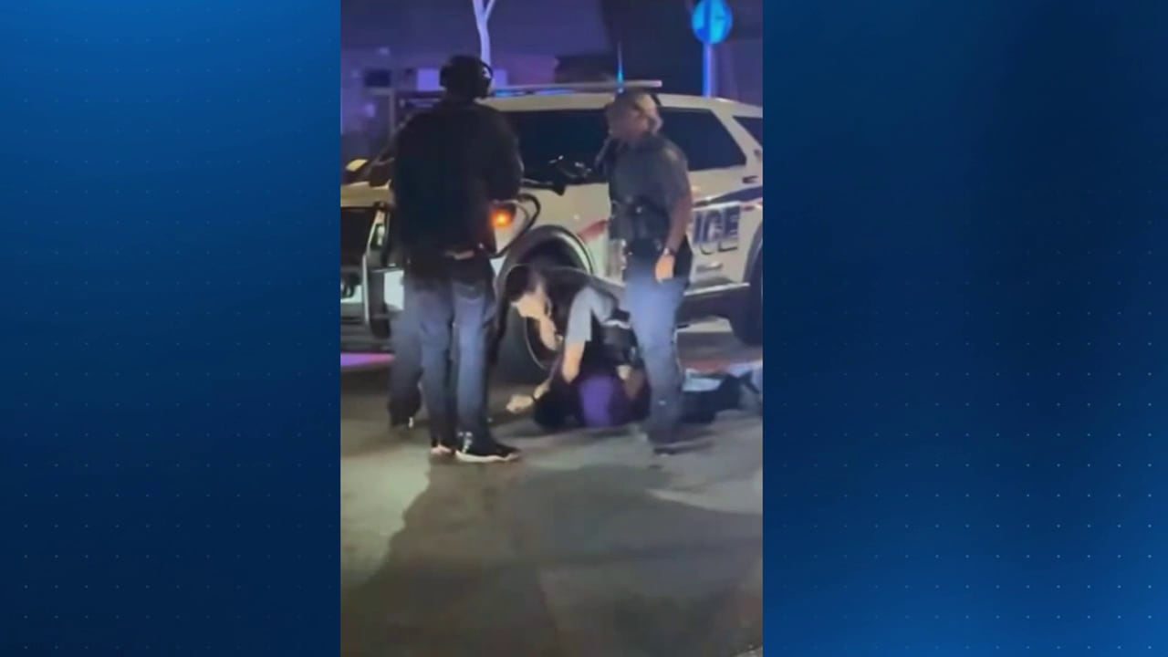 Officer placed on administrative leave after incident caught on tape