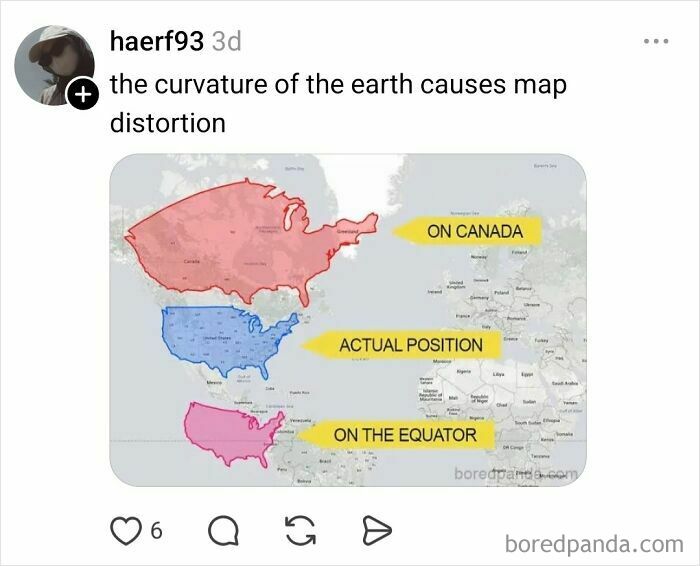 Someone Asks Why Maps Lie About Sizes, Internet Delivers A Hilarious Reality Check (30 Pics)