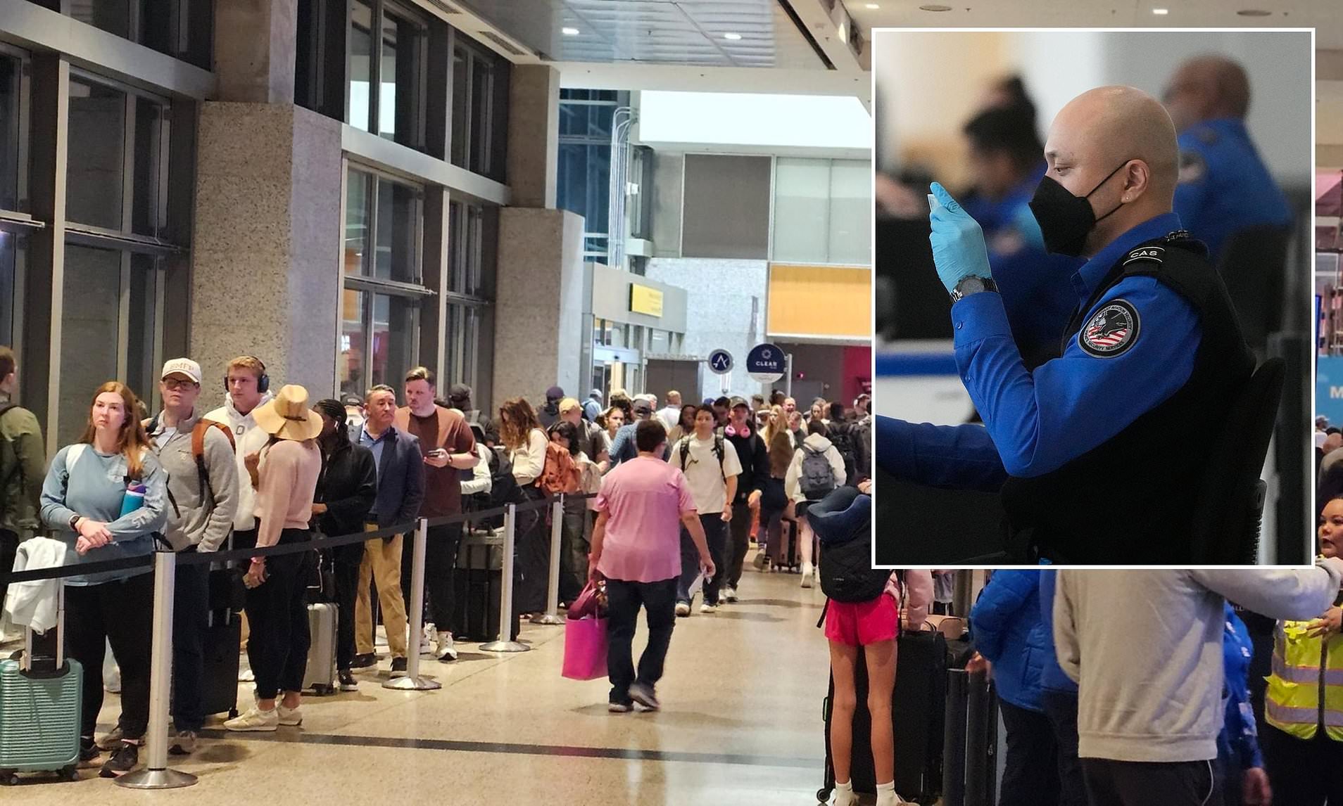 Airport chaos worsens as TSA workers miss second paycheck amid ...
