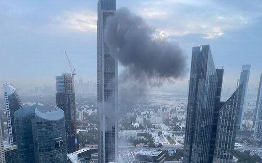 Iranian drone damages Dubai financial centre<br><br>