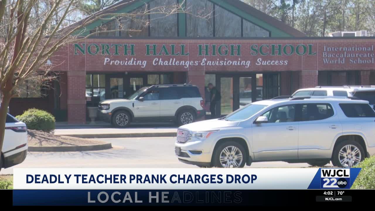 Charges dropped after Georgia teacher killed in prank