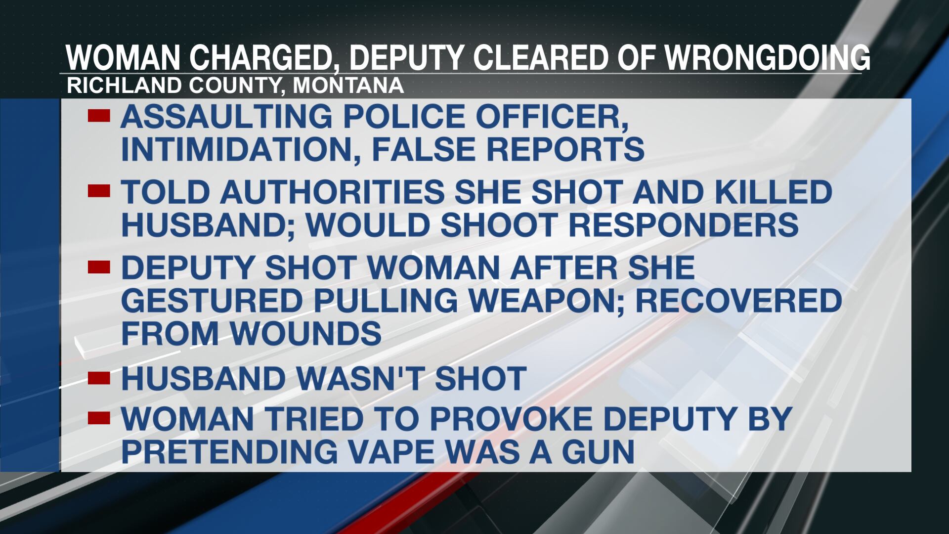 More details announced in December deputy shooting in Richland County ...
