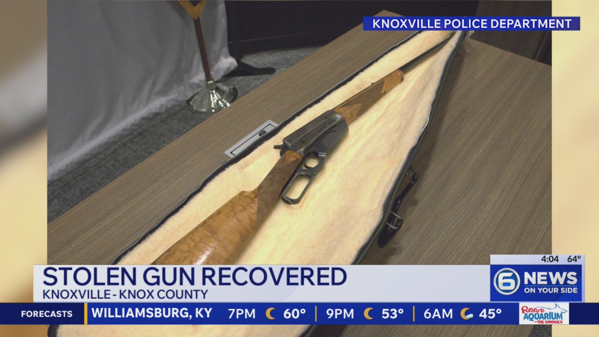 Antique rifle stolen from Knoxville in 1973 returned owner’s family
