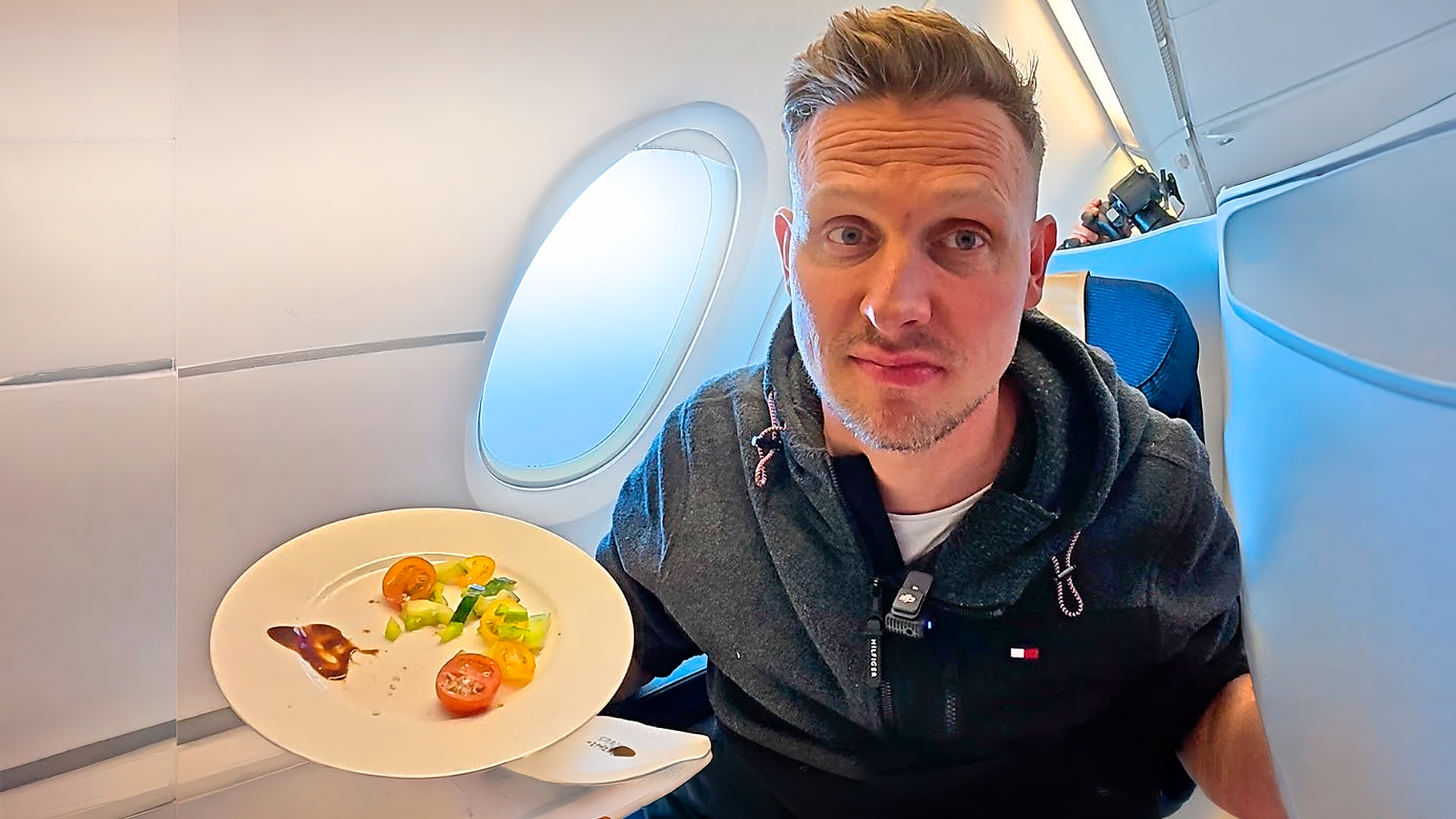 I experienced global airlines' first flight 😱