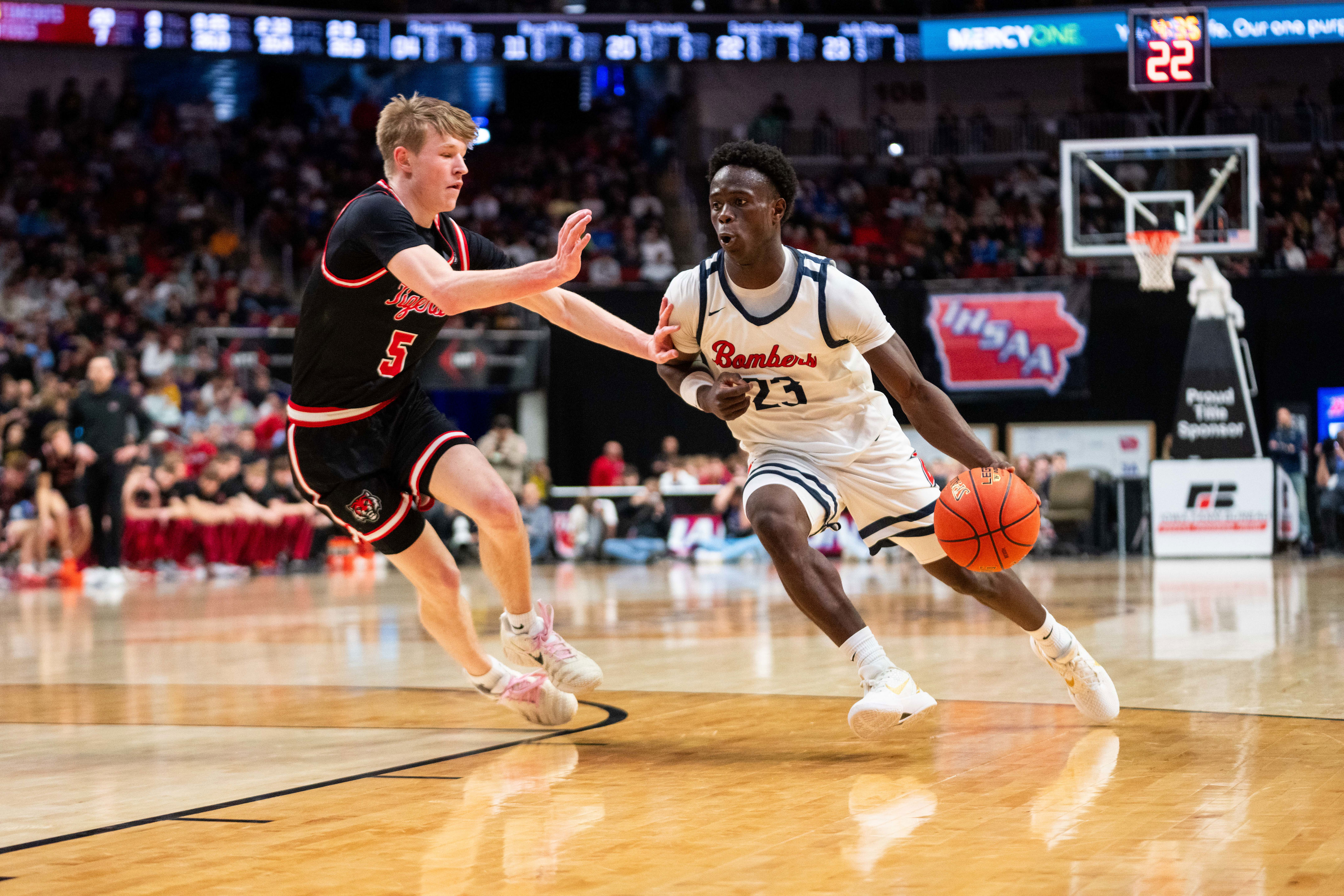 Iowa high school boys basketball state tournament 2026 scores, bracket