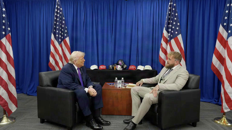 Trump regales Jake Paul with story about the time he broke up a fight ...